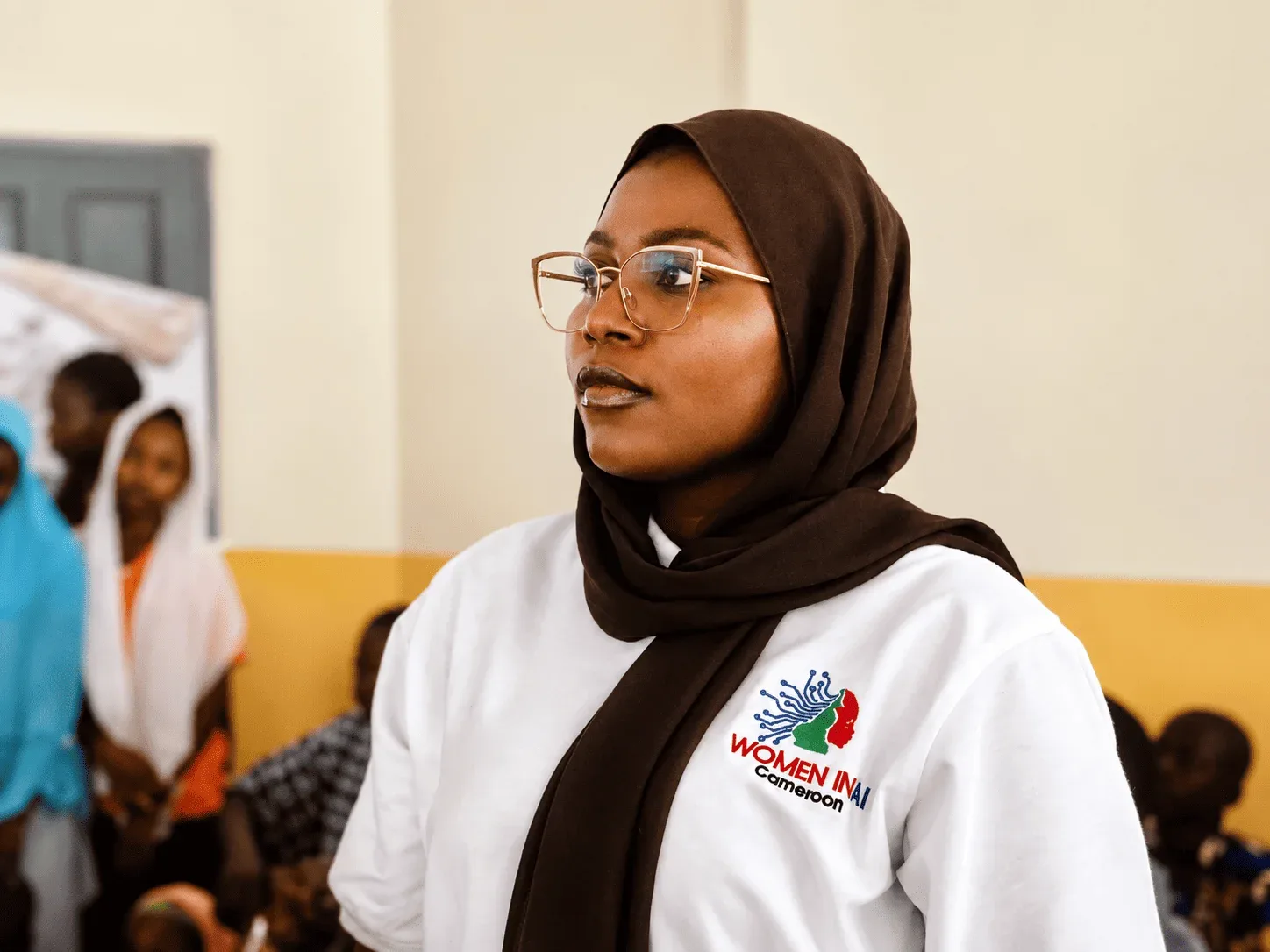 Une participante en formation WAI-CAM